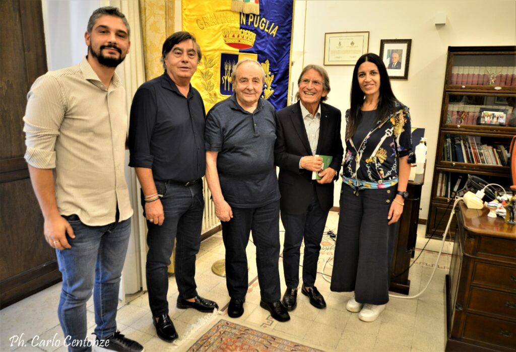 Candidatura a Capitale italiana della cultura 2027.L’ex sindaco di Matera Raffaello De Ruggieri, ricevuto a Palazzo di Città candidatura