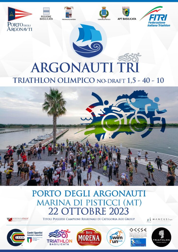 Il Porto degli Argonauti sarà la sede del prestigioso Triathlon Olimpico No Draft "Argonauti TRI" il prossimo 22 ottobre 2023. porto