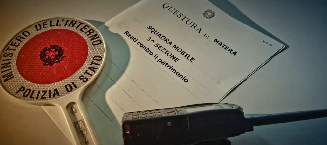 Furti aggravati di cerchi e pneumatici: la Polizia di Stato di Matera individua il presunto autore dei reati seriali commessi in estate furti