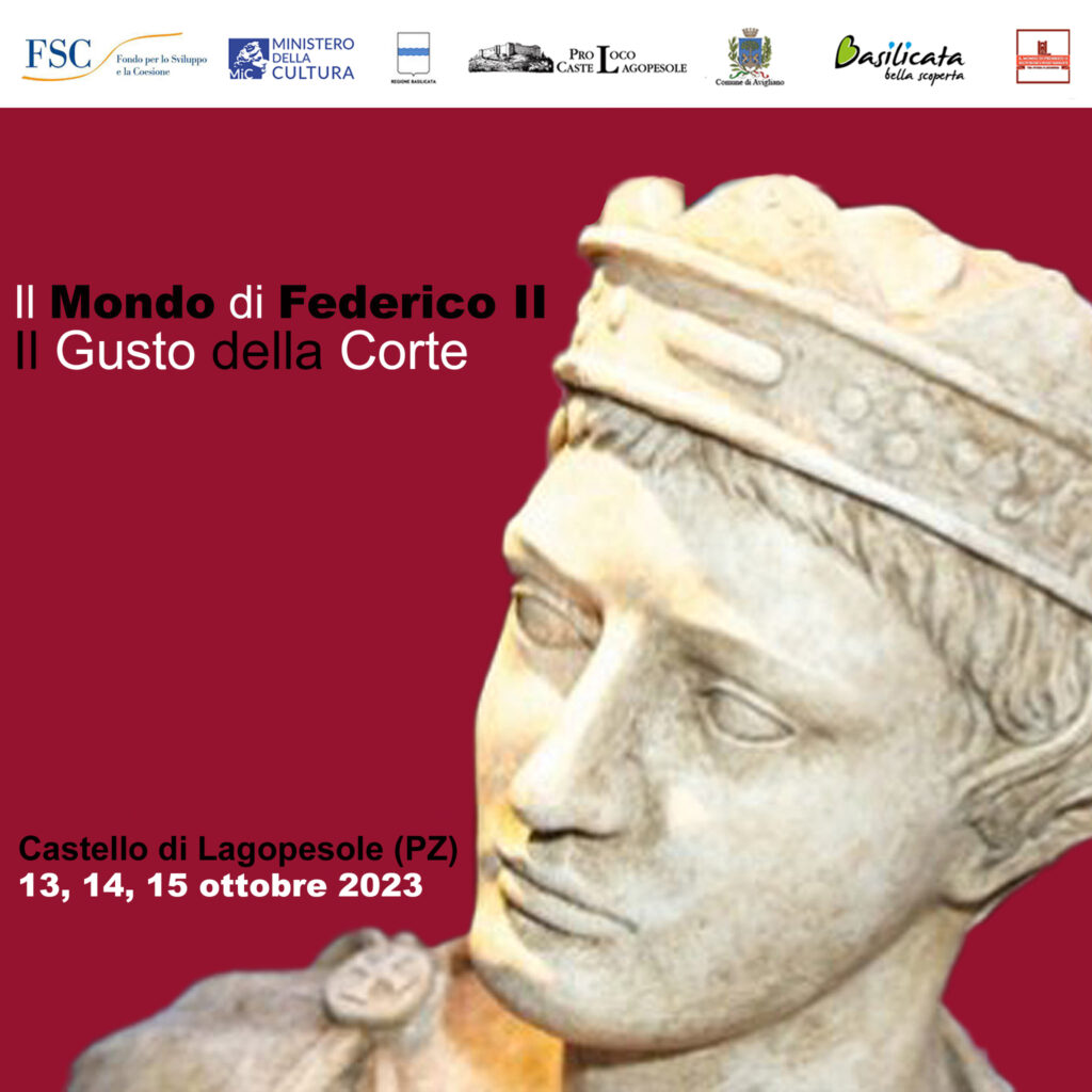Il Mondo di Federico IIIl Gusto della CorteCastello di Lagopesole (PZ)13, 14, 15 ottobre 2023 mondo
