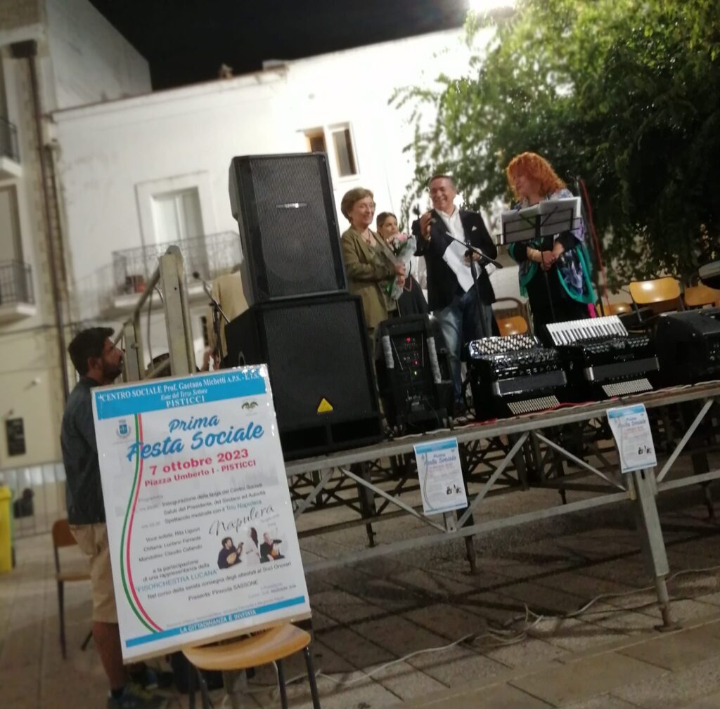 Enorme successo della prima festa Sociale del Centro Gaetano Michetti guidato dal presidente DINO JULA prima festa sociale