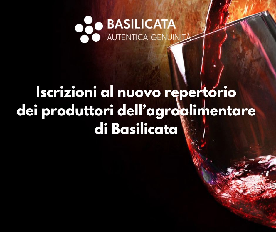 Invito a registrarsi al nuovo repertorio dei produttori dell’agroalimentare di Basilicata produttori