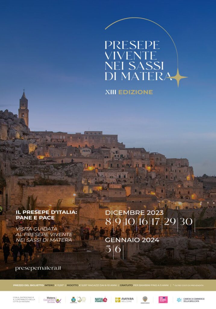 "PRESEPE VIVENTE NEI SASSI DI MATERA": TRA TEATRO, RIEVOCAZIONE STORICA E MAGIA presepe
