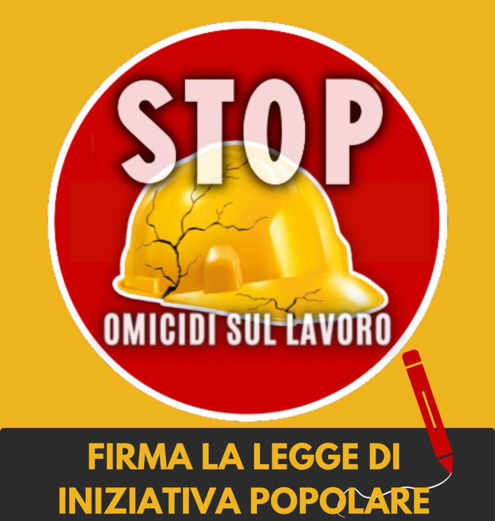 A Bella raccolta firme a sostegno proposta Legge di iniziativa popolare su omicidio sul lavoro bella