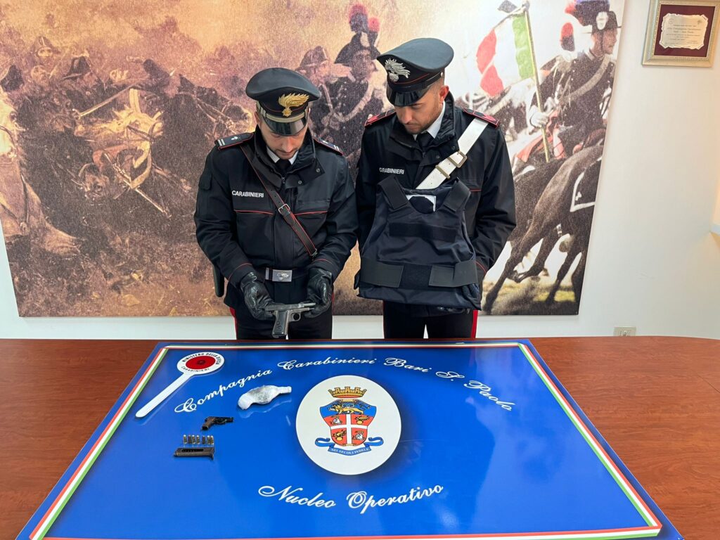 Bari: Operazione dei Carabinieri nel quartiere “San Paolo”. Rinvenute 2 armi in un’abitazione. bari,operazione,carabinieri
