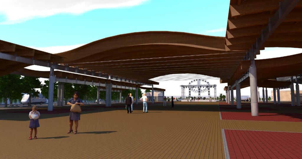 Tamburi, via libera al progetto definitivo per la nuova area mercatale tamburi,progetto definitivo