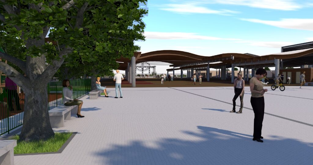 Tamburi, via libera al progetto definitivo per la nuova area mercatale tamburi,progetto definitivo