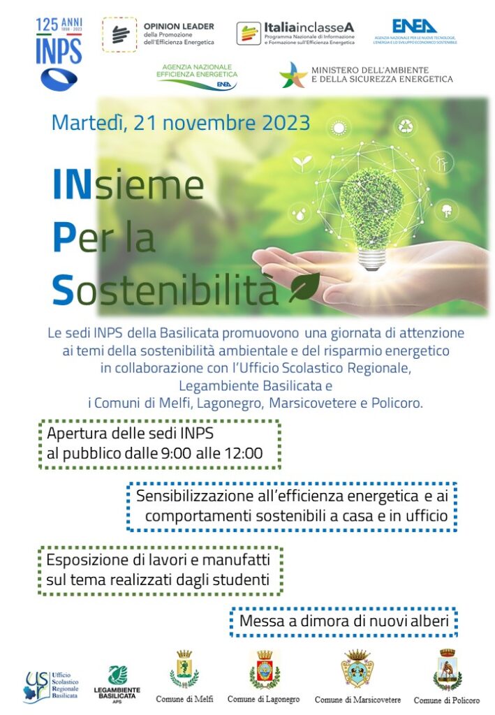 giornata mondiale dell’albero: comune di policoro ed inps insieme per promuovere sostenibilità ambientale e risparmio energetico policoro