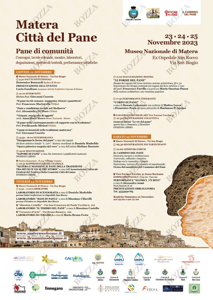 Parte giovedì la tre giorni di "Pane di comunità" pane di comunita