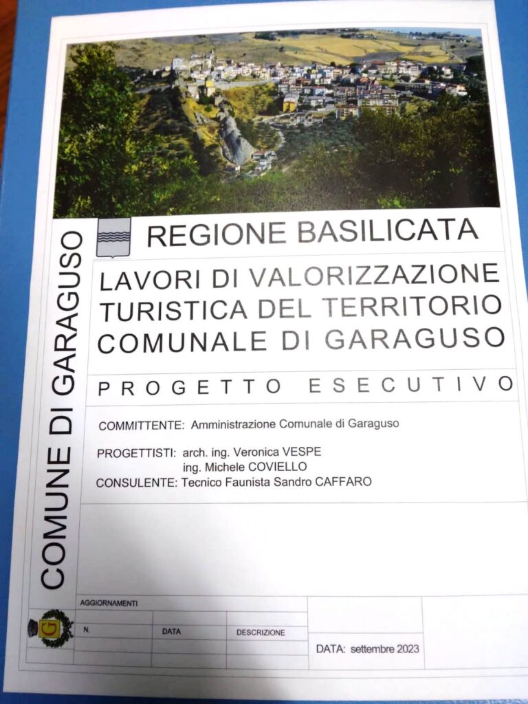 Il sindaco di Garaguso , Francesco Auletta, ha Presentato al pubblico il “Progettazione Per L’attuazione Del Piano Di ValorizzazioneTuristica Del Comune Di Garaguso dell’importo di 3.200.000 euro” francesco auletta,valorizzazione,turistica,comune,garaguso