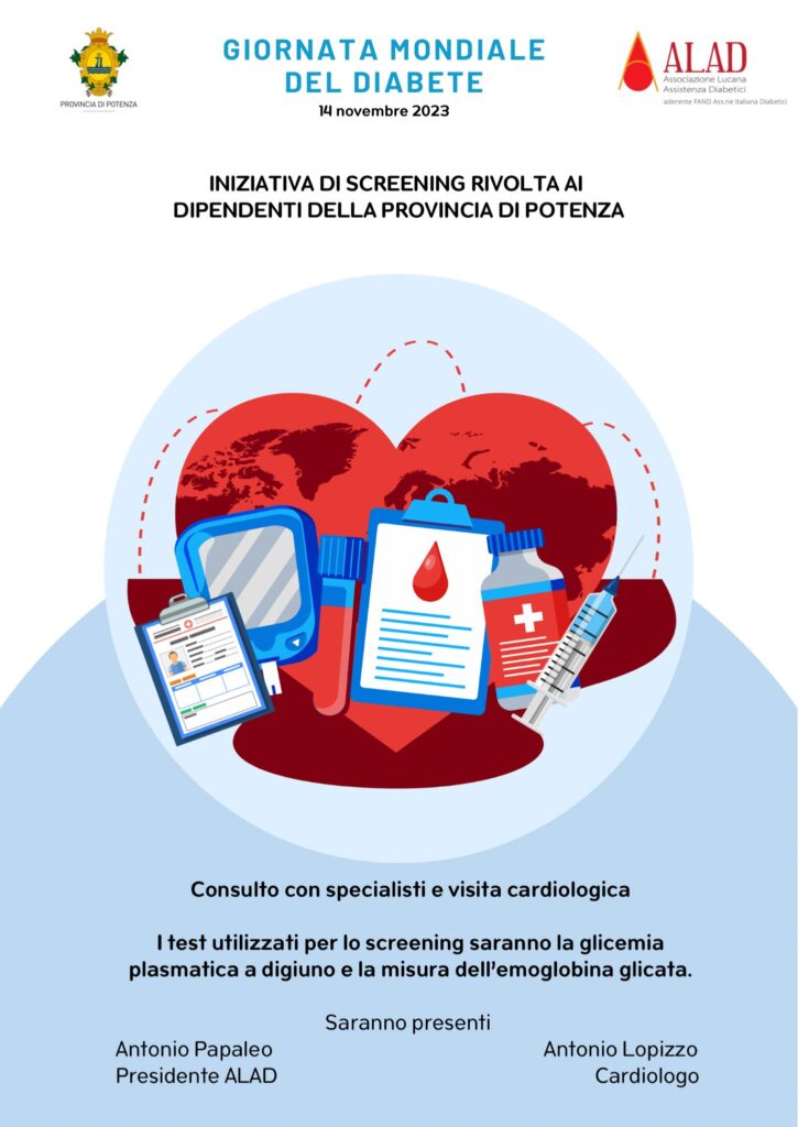 screening per i dipendenti della provincia di potenza su iniziativa del presidente christian giordano e della consigliera di parità simona bonito. screening,dipendenti