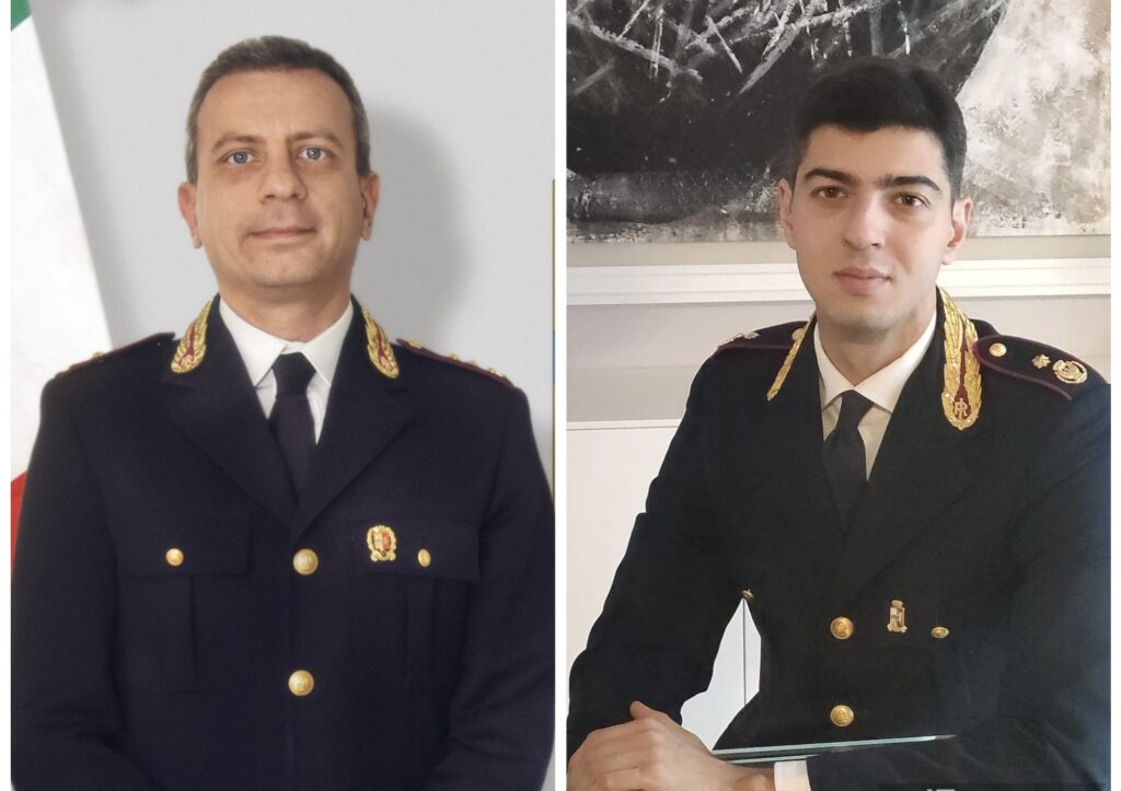 Il Vice Questore Luigi Vessio ed il Commissario Capo Marco Piliero lasciano la Questura di Matera. Al loro posto arrivano il Vice Questore Gianni Albano ed il Commissario Capo Raffaello Castellano questura