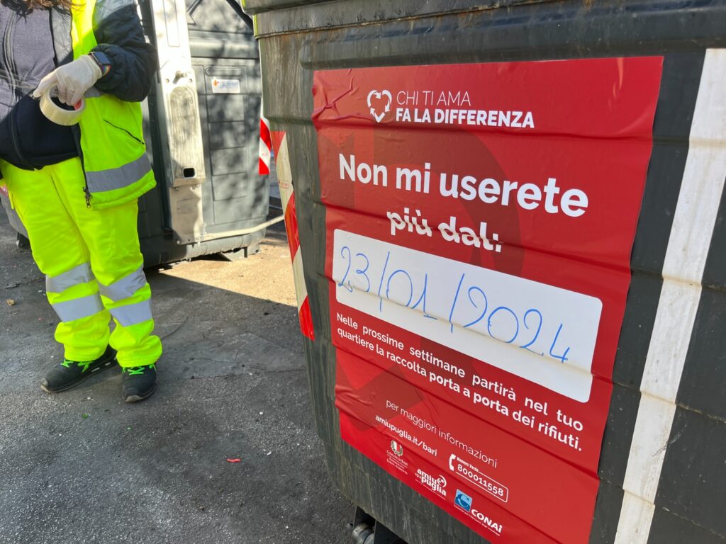 AL VIA IL 23 GENNAIO LA RACCOLTA PORTA A PORTA NEL MUNICIPIO IV E IN UNA PARTE DEL QUARTIERE PICONE gennaio,raccolta