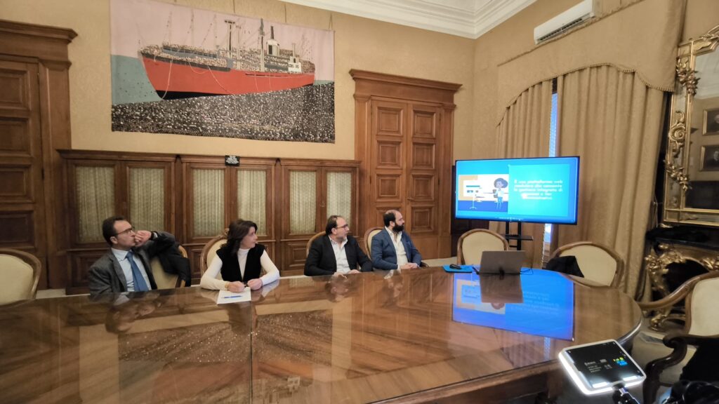 QUESTA MATTINA A PALAZZO DI CITTÀ LA PRESENTAZIONE DELLA NUOVA PIATTAFORMA DEL SETTORE ATTIVITÀ PRODUTTIVE attivita,piattaforma