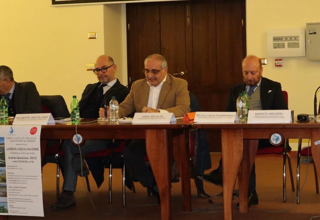 L'acqua lucana non può gestirla Roma, appello bipartisan ieri a Senise. acqua,lucabna