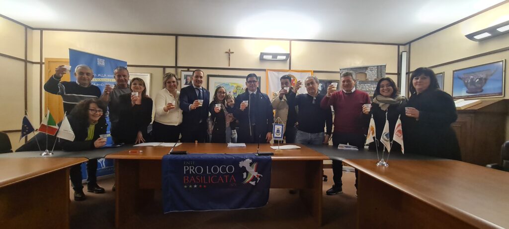Riunione dell' Ente Pro Loco Basilicata a Guardia Perticara per programmare i prossimi eventi in Lucania pro loco,basilicata