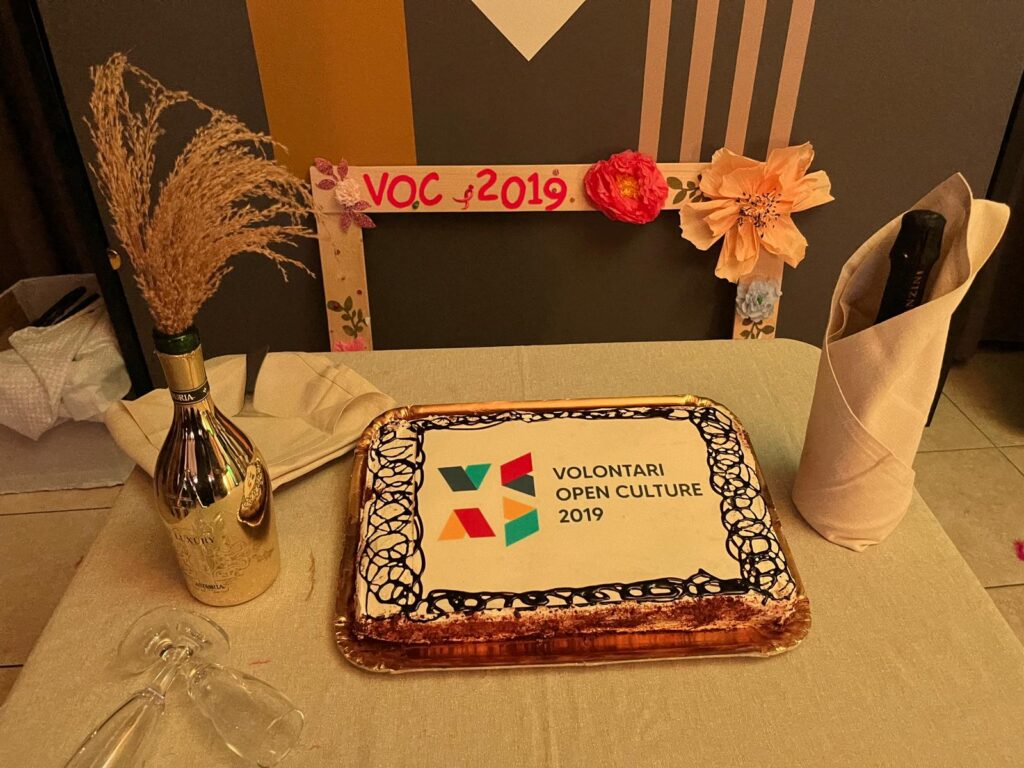 VOLONTARI OPEN CULTURE 2019 "FESTA DI COMPLEANNO E INSEDIAMENTO DIRETTIVO" volontari