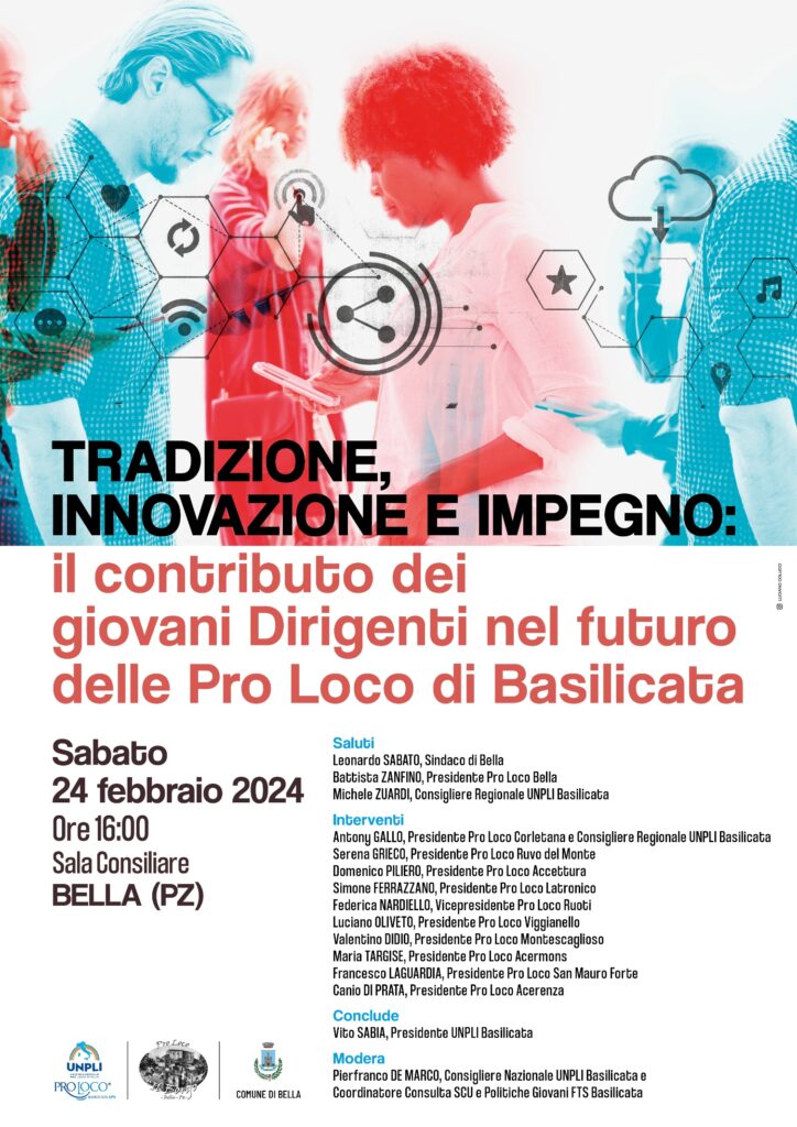 GIOVANI DIRIGENTI PROTAGONISTI DEL FUTURO DELLE PRO LOCO IN BASILICATA giovani,protagonisti