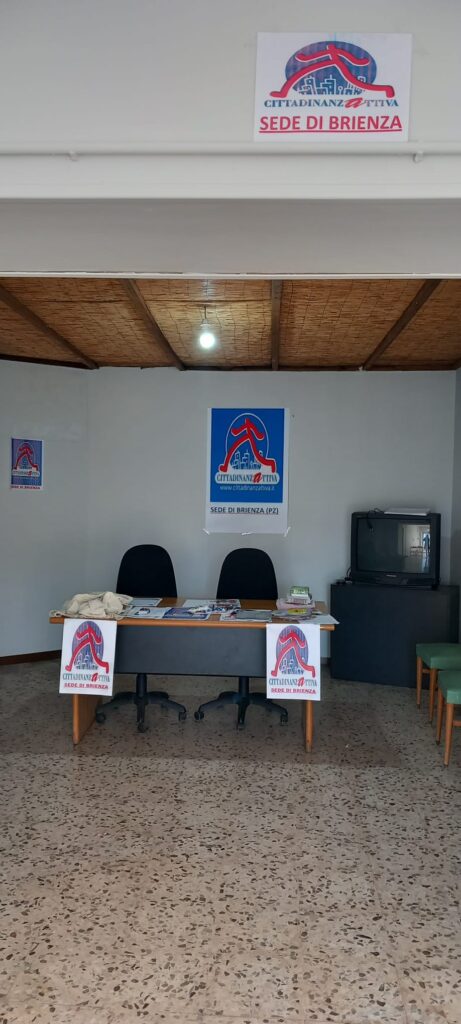 A Brienza è stata inaugurata ed aperta la sede territoriale di Cittadinanzattiva brienza,sede