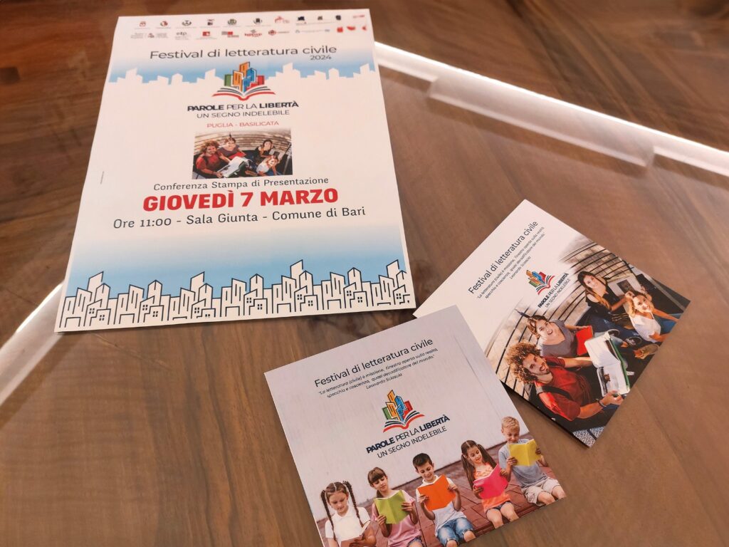 IN PUGLIA LA COSTITUZIONE SI PORTA IN CLASSE E NELLE PIAZZE: NASCE IL FESTIVAL DI LETTERATURA CIVILE puglia,festival