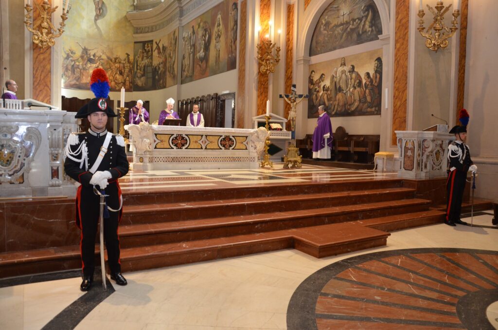 POTENZA: CELEBRAZIONE DEL PRECETTO PASQUALE INTERFORZE. potenza