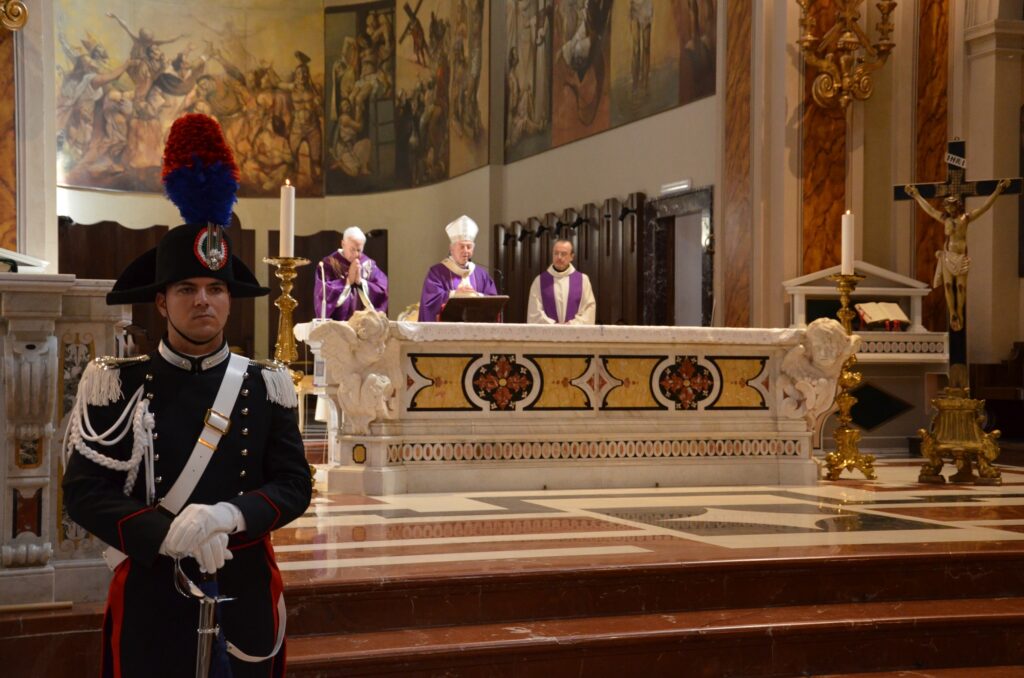 POTENZA: CELEBRAZIONE DEL PRECETTO PASQUALE INTERFORZE. potenza