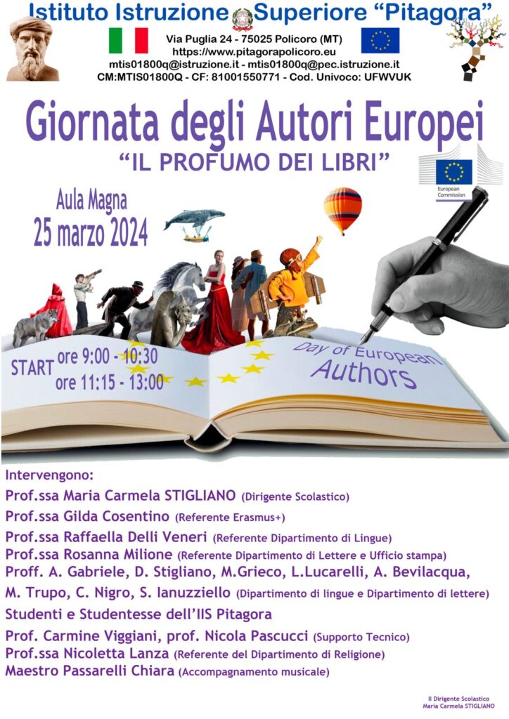 II° edizione della “Giornata degli Autori Europei”. edizione