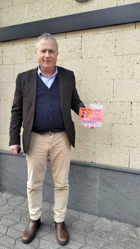 IL PRESIDENTE DELLA FONDAZIONE ANGELO VASSALLO SINDACO PESCATORE PREMIATO AL FESTIVAL NON TACERÒ Social Fest 2024 fondazione