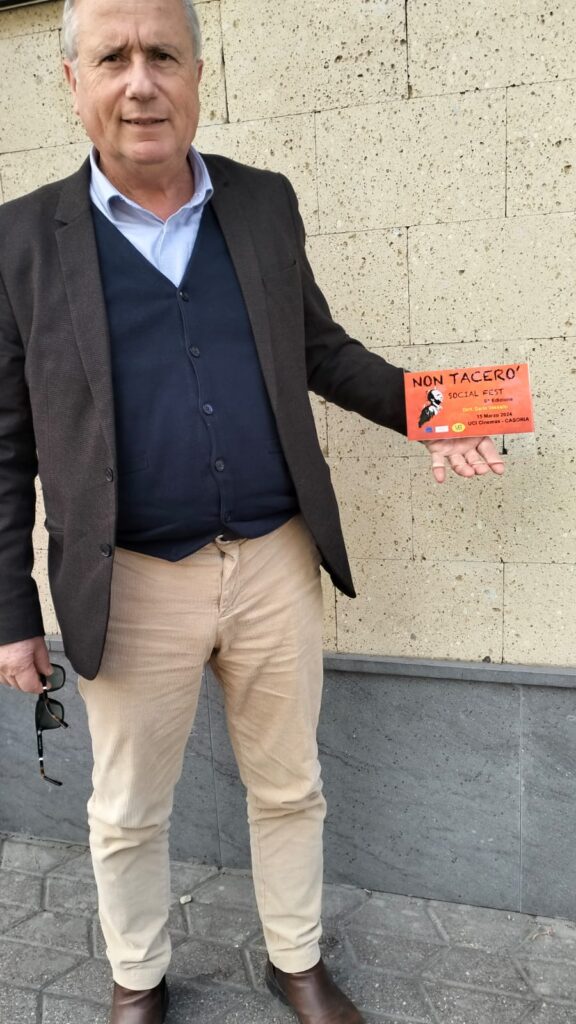 IL PRESIDENTE DELLA FONDAZIONE ANGELO VASSALLO SINDACO PESCATORE PREMIATO AL FESTIVAL NON TACERÒ Social Fest 2024 fondazione