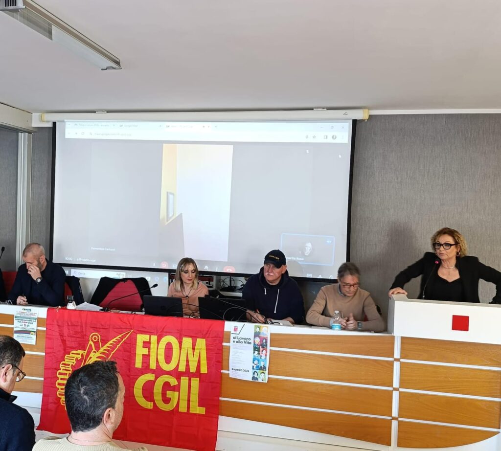 Assemblea generale Fiom Cgil Basilicata assemblea
