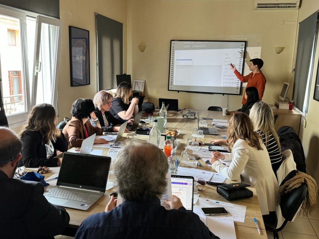 Le aziende Lucane iInformatica e Studio Risorse a Rethymno per la presentazione della piattaforma In.Haptic.VET per la Formazione dei docenti Vet e la creazione di contenuti digitali per ipovedenti aziende,informatiche