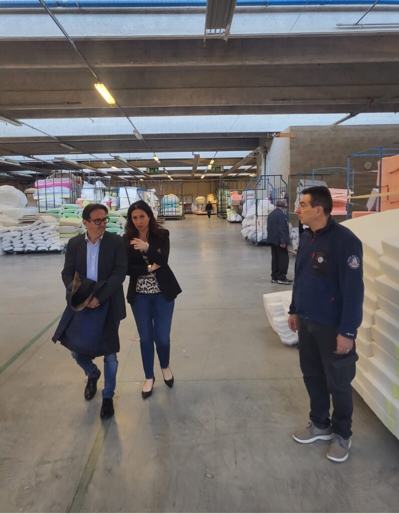 Il candidato consigliere del Pd alla Regione Basilicata Francesco Mancini ha incontrato circa 100 dipendenti delle aziende del mobile imbottito. regione,mobile