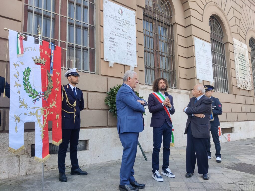 QUESTA MATTINA LA COMMEMORAZIONE DI ALDO MORO aldo moro,commemorazione