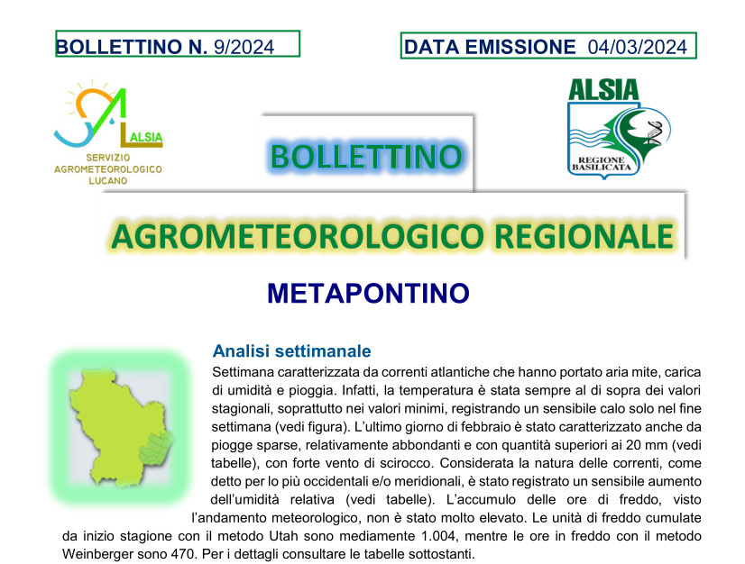 Alsia porte aperte in Podcast: Servizio Agrometeorologico per gli agricoltori alsia,agricoltori