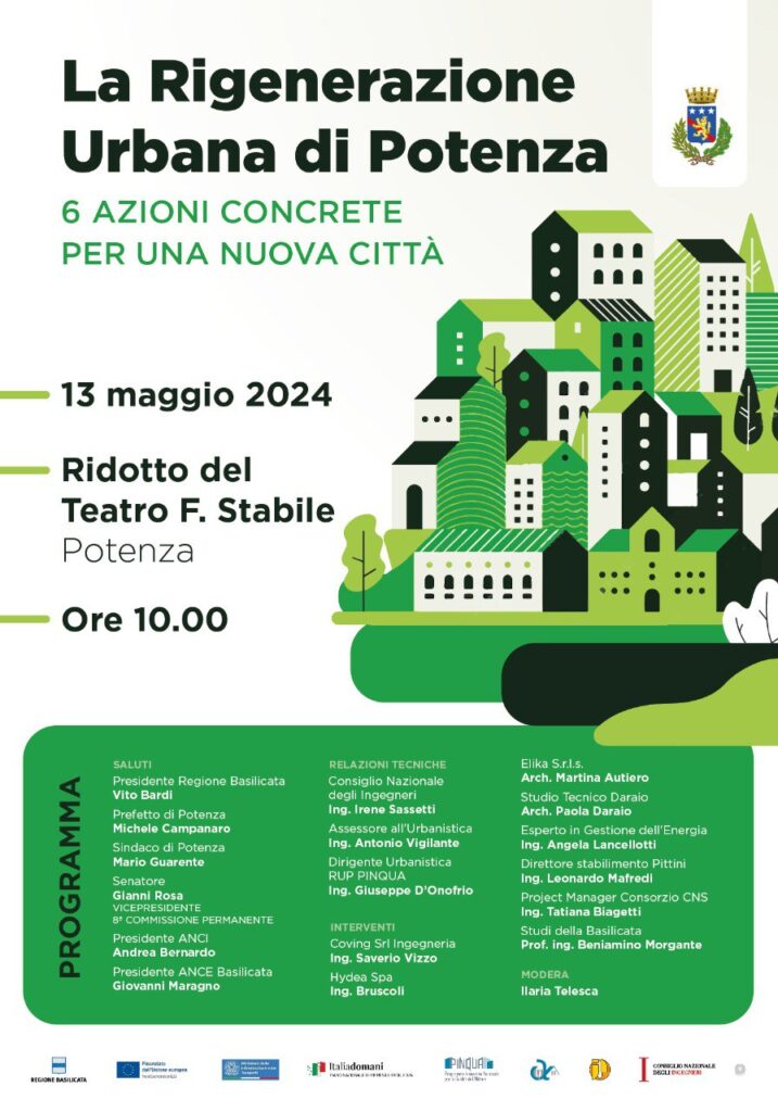 Evento Nazionale Rigenerazione Urbana Potenza
