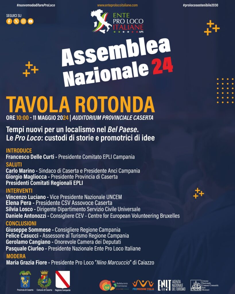 Una nutrita delegazione lucana parteciperà all'assemblea nazionale Epli in programma sabato a Caserta assemblea,programma