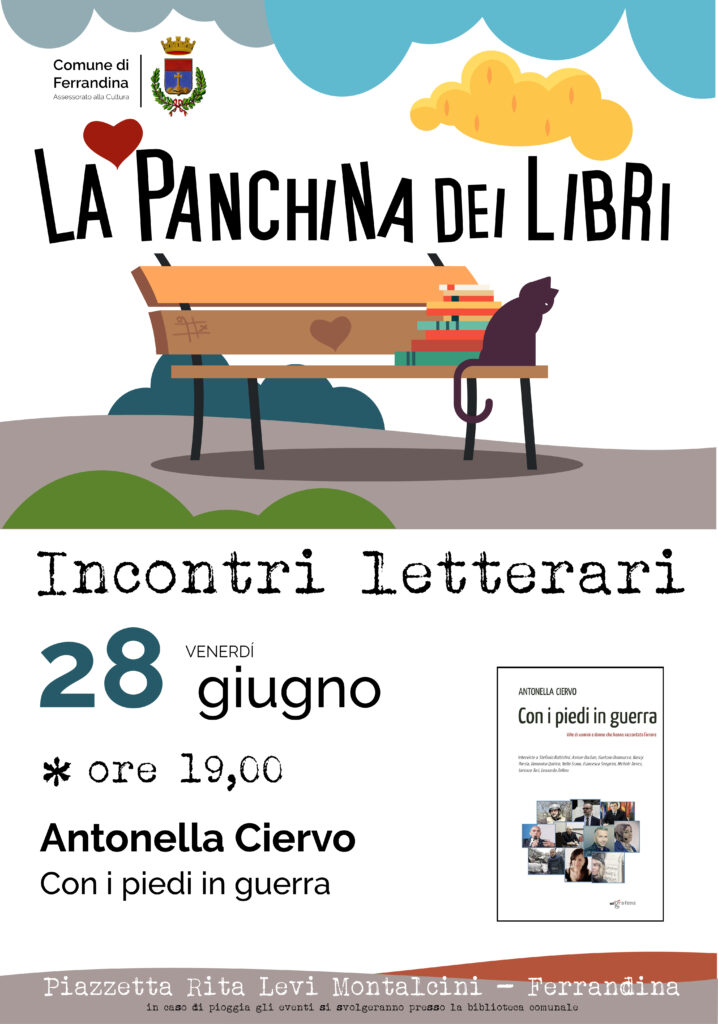 A Ferrandina, La Panchina dei libri con Antonella Ciervo ferrandina