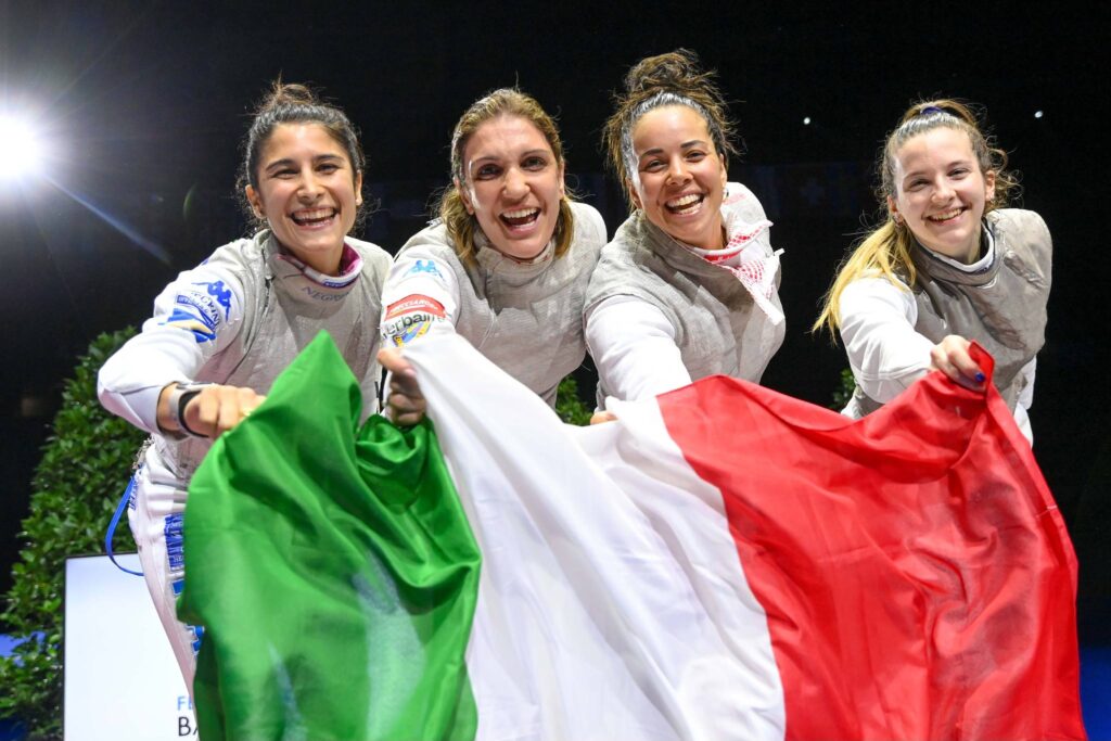 CAMPIONATI EUROPEI ASSOLUTI BASILEA 2024, LA LUCANA FRANCESCA PALUMBO MEDAGLIA D’ORO CAMPIONATI EUROPEI ASSOLUTI BASILEA 2024, NELLA GARA A SQUADRE DI FIORETTO FEMMINILE europei