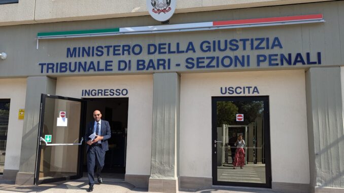 23-07-24 processo Codice interno_ammessa la costituzione di parte civile del Comune di Bari