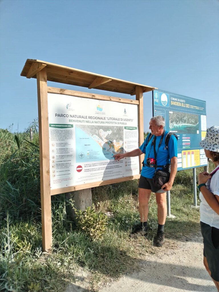Esplorando_ 11 luglio ore 17.30 _Escursione Lungo i Canali_ trekking gratuito offerto da Lido Pineta con guida nel Parco Naturale Regionale Litorale di Ugento escursione