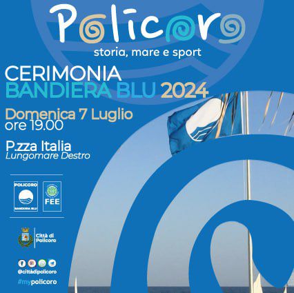 Cerimonia consegna Bandiera Blu 2024 bandiera