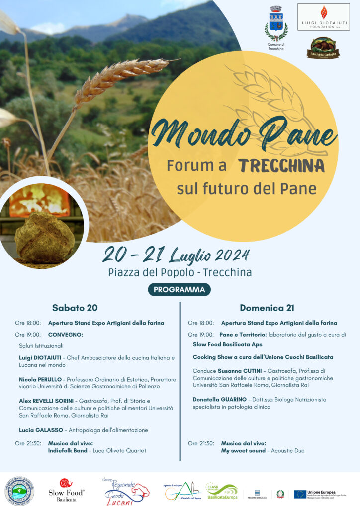 UN FORUM SUL FUTURO DEL PANE A TRECCHINA (Pz) FORUM,PANE