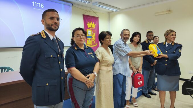 Consegna del defibrillatore