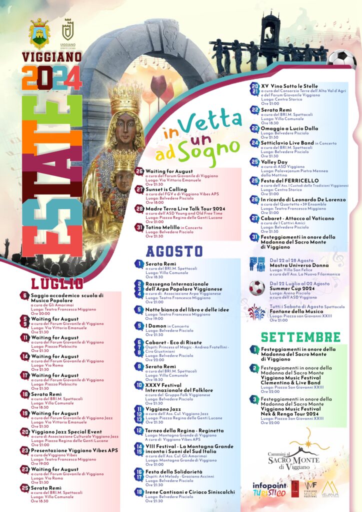 Viggiano, una nuova estate "in vetta ad un sogno" viggiano
