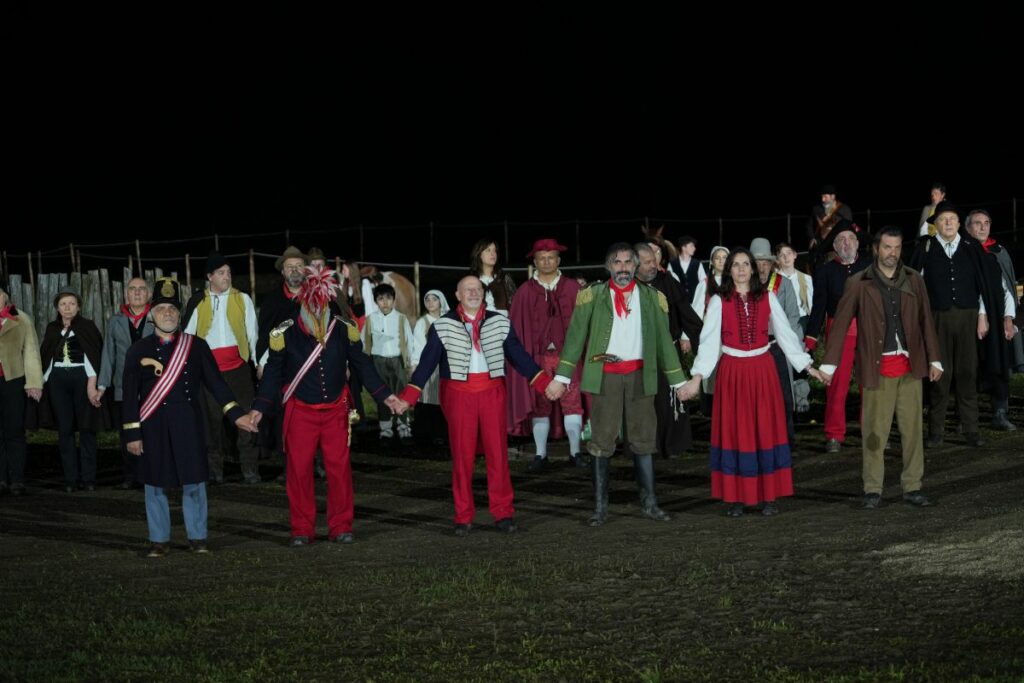 I 200 figuranti vero motore del cinespettacolo “La storia bandita” nel Parco della Grancia a Brindisi Montagna figuranti,montagna,parco,motore
