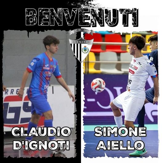 Futsal Senise, nuovi arrivi. Claudio e Simone Senise,claudio