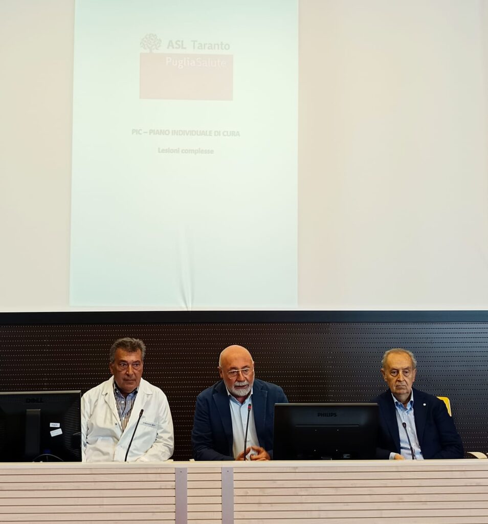 Taranto, 13 settembre 2024 – Lesioni complesse: nasce a Taranto il PIC Percorso Individuale di Cura. taranto