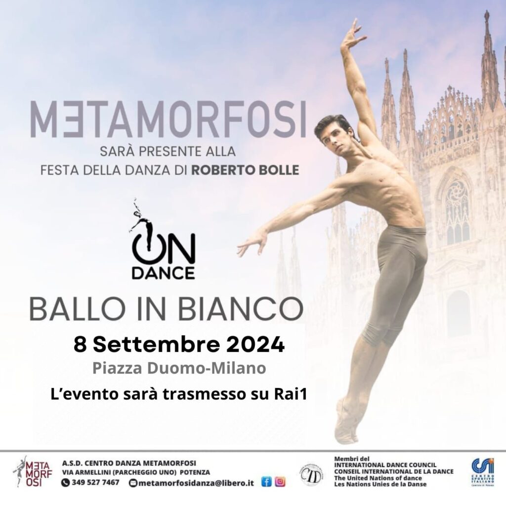 Centro Danza Metamorfosi presente a OnDance di Roberto Bolle danza