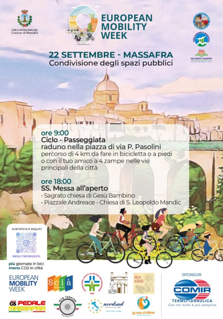 Associazioni, Parrocchie e Scuole di Massafra partecipano alla European Mobility Week 2024 Massafra