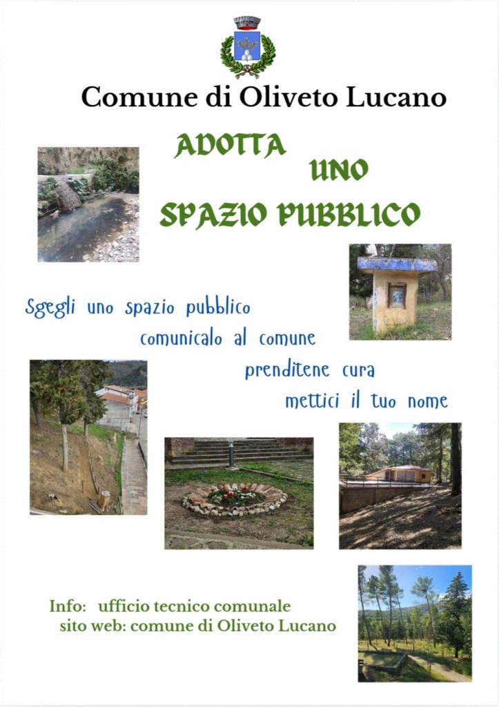 ADOTTA UNO SPAZIO PUBBLICO" spazio